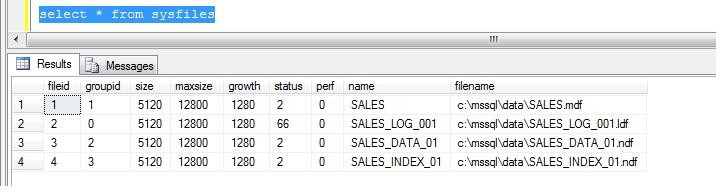 So, let's take a look at the database page in file number 3 (SALES_DATA ...